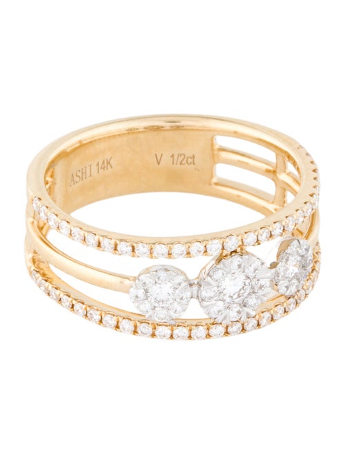 Ring 14K Diamond Cocktail Ring