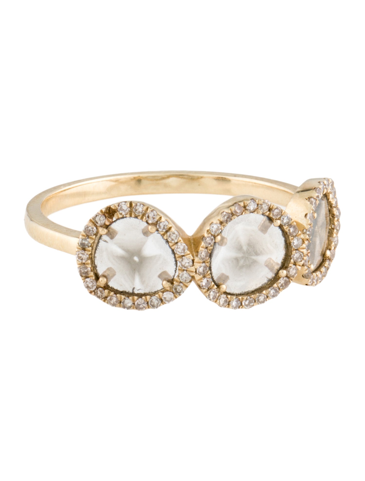 Ring 14K Diamond Cocktail