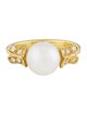 Ring 14K Pearl & Diamond Ring