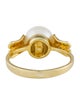 Ring 14K Pearl & Diamond Ring