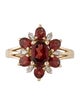 Ring 14K 2.30ctw Garnet & Diamond Cocktail Ring