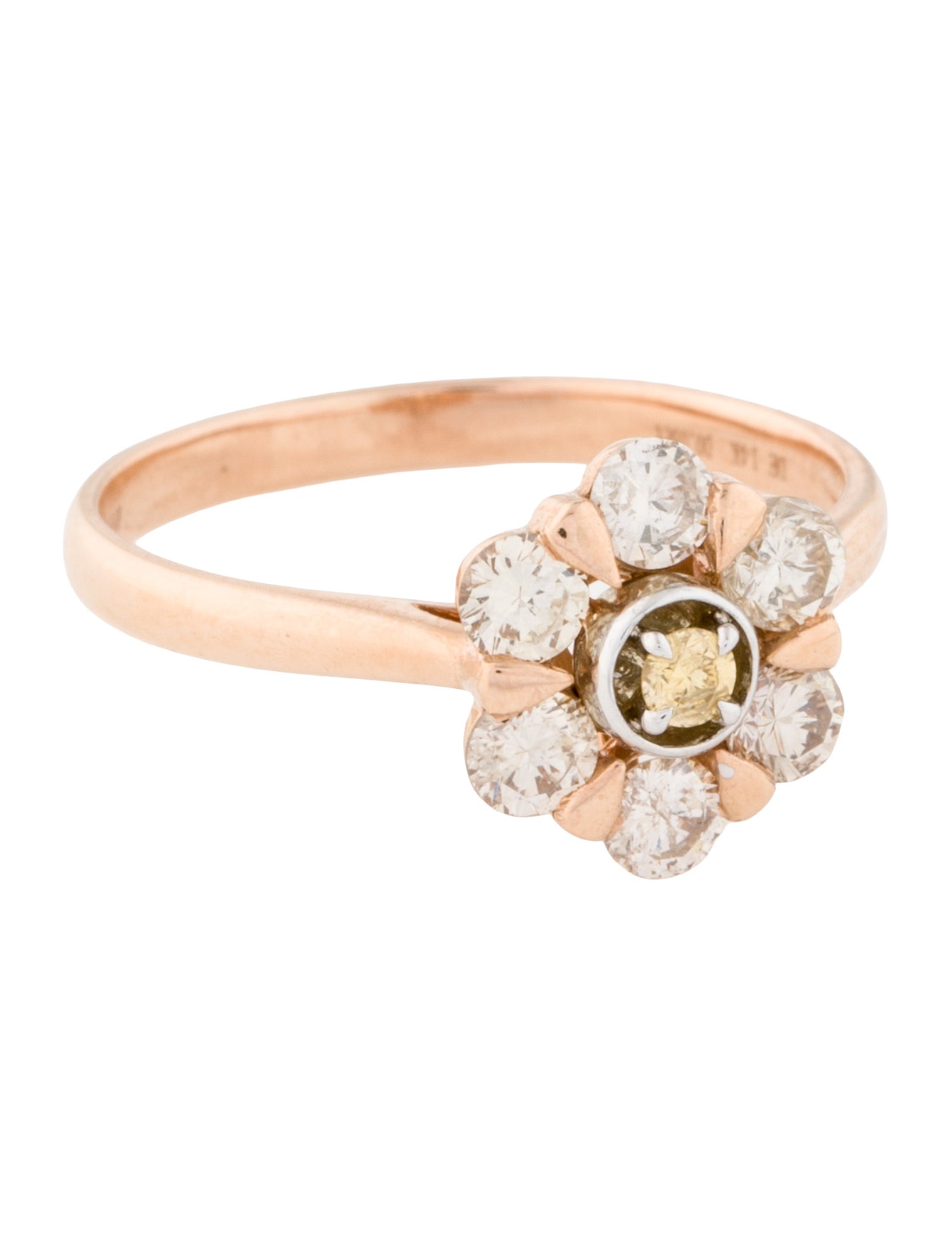 Ring 14K Diamond Cocktail