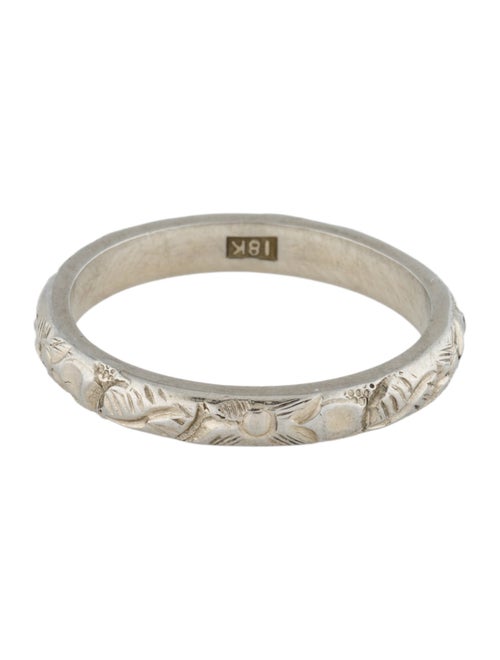 Ring 18K Engraved Band