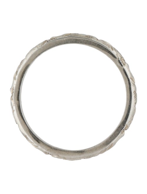 Ring 18K Engraved Band