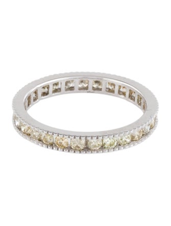 Ring Platinum 1.09ctw Diamond Eternity Band