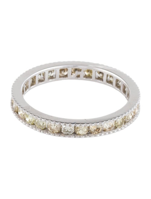 Ring Platinum 1.09ctw Diamond Eternity Band