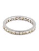 Ring Platinum 1.09ctw Diamond Eternity Band