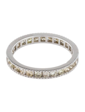 Ring Platinum 1.09ctw Diamond Eternity Band