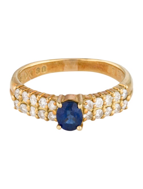 Ring 18K Sapphire and Diamond Ring