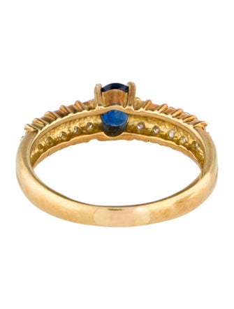 Ring 18K Sapphire and Diamond Ring