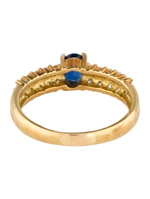 Ring 18K Sapphire and Diamond Ring