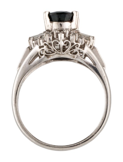 Ring Platinum 1.55ct Sapphire & Diamond Cocktail Ring