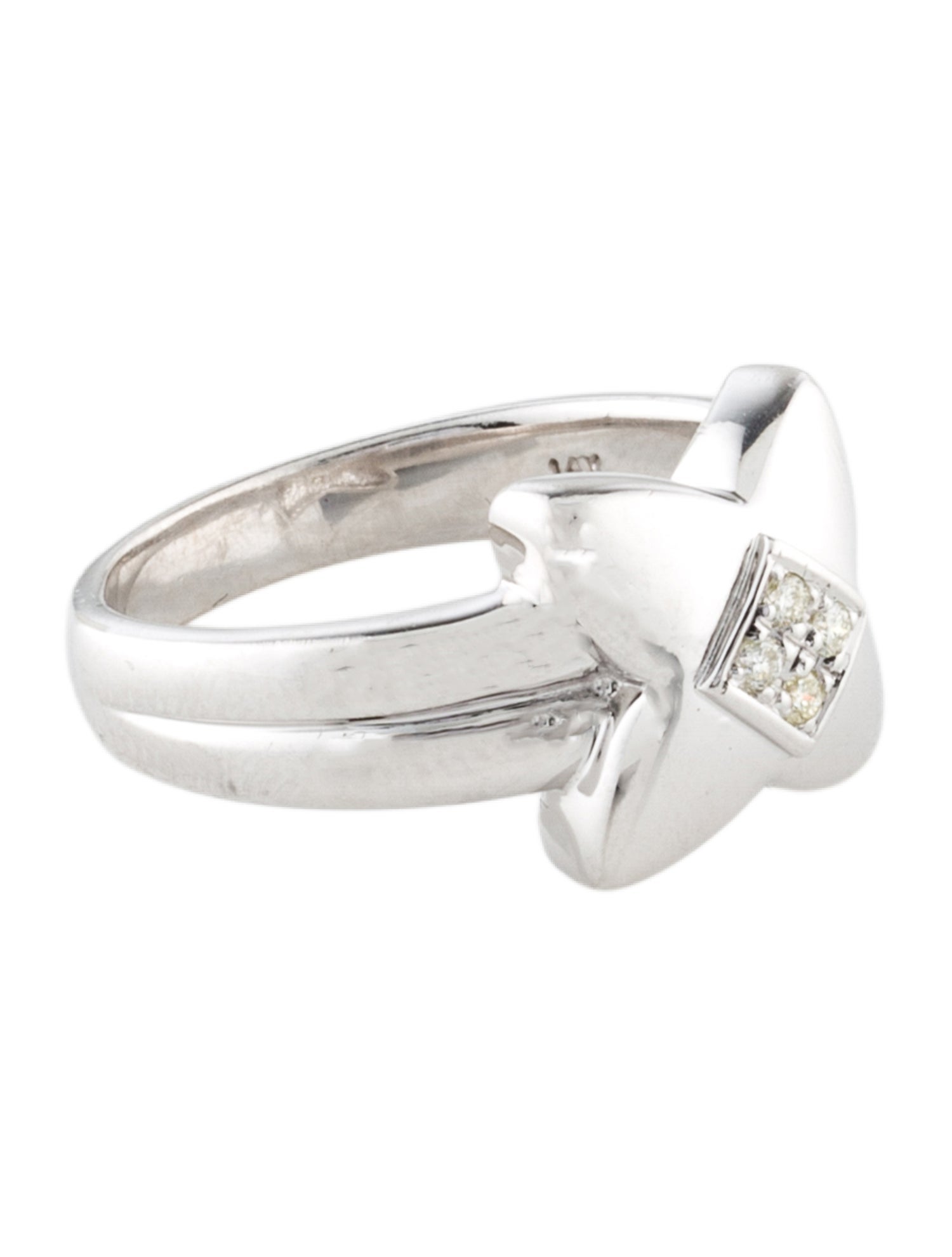 Ring 14K Diamond Cocktail