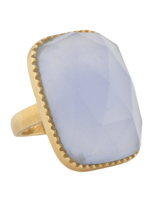 Ring 18K Chalcedony Ring