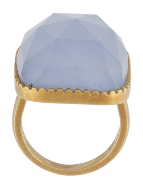 Ring 18K Chalcedony Ring