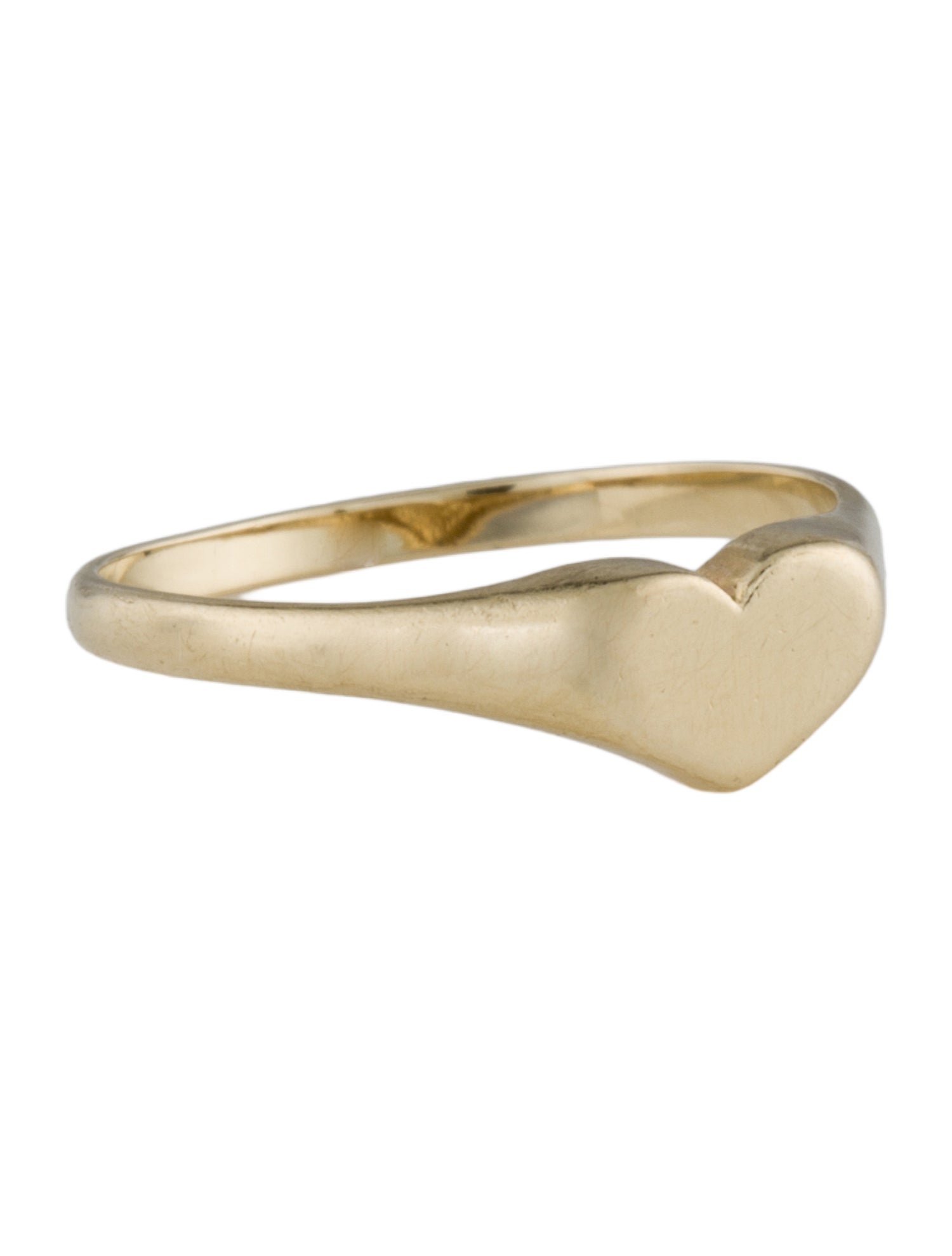 Ring 14K Heart Signet