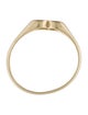 Ring 14K Heart Signet Ring