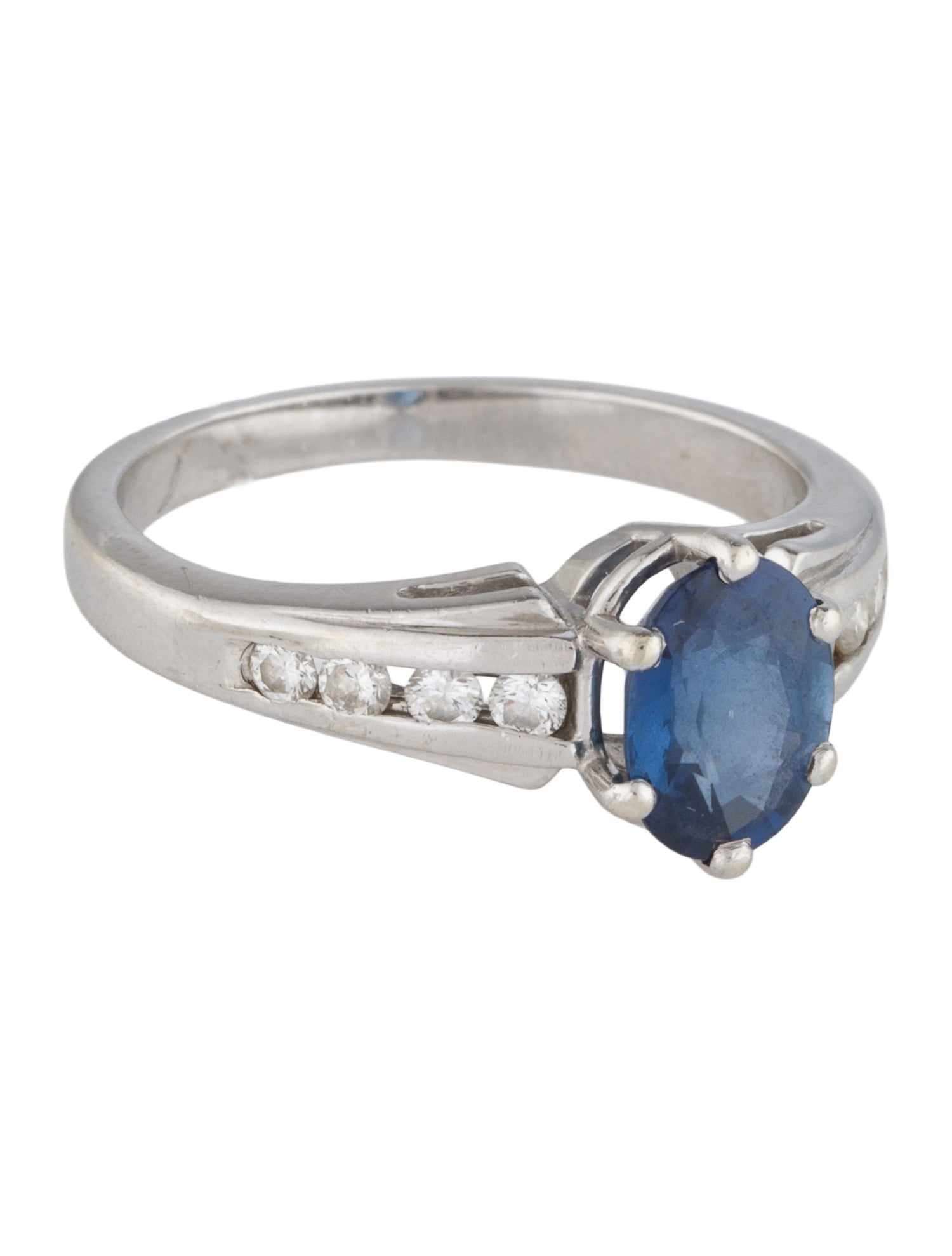 Ring 14K 1.33ct Sapphire & Diamond Cocktail