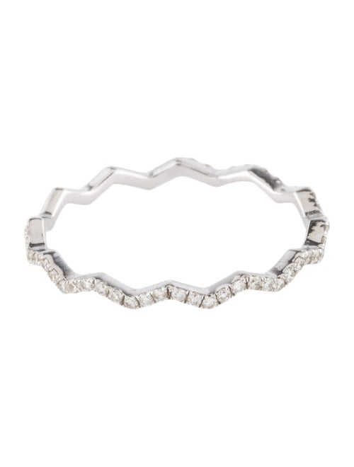 Ring 14K Diamond Zig-Zag Band Ring