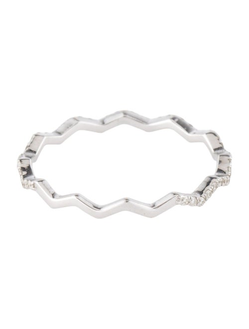 Ring 14K Diamond Zig-Zag Band Ring