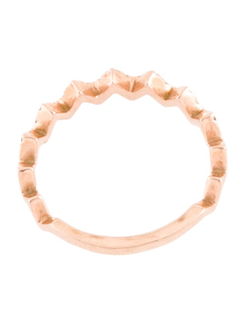 Ring 14K Diamond Zig Zag Ring