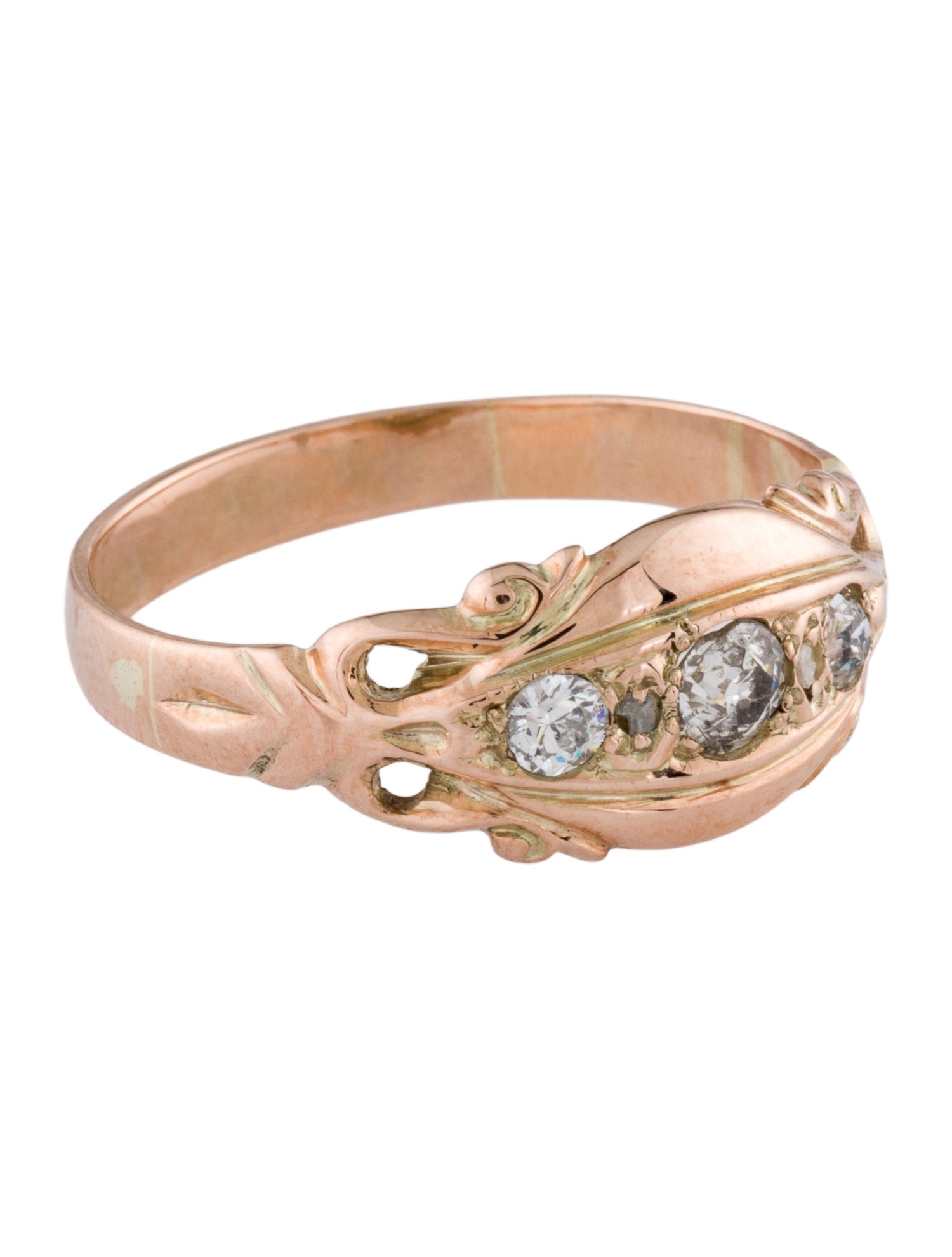 Ring Antique 9K Diamond