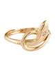 Ring 18K Diamond Snake Cocktail Ring