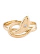 Ring 18K Diamond Snake Cocktail Ring