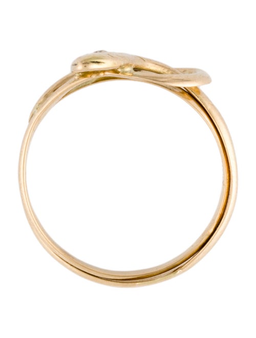 Ring 18K Diamond Snake Cocktail Ring