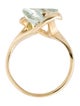 Ring 14K Aquamarine Cocktail Ring