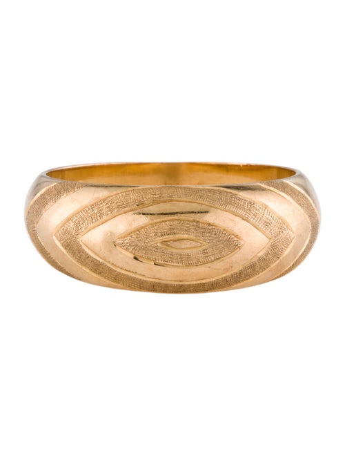 Ring 18K Engraved Band