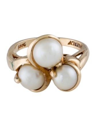 Ring 14K Pearl Cocktail Ring