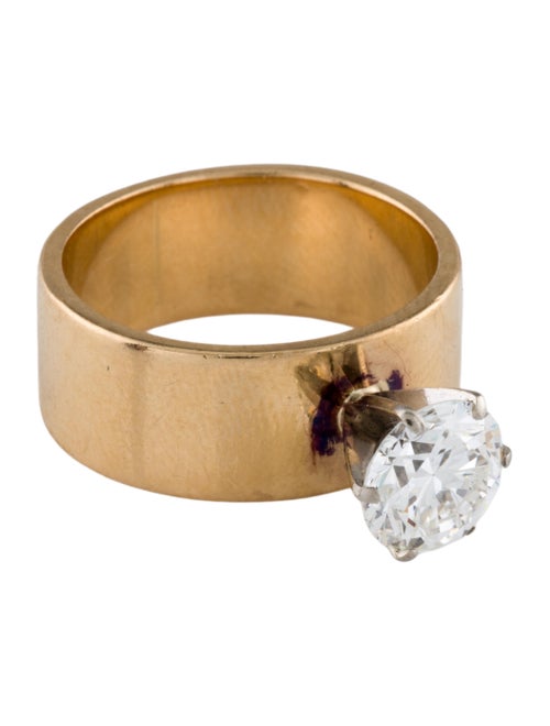 Ring 18K 1.39ct Lab-Grown Diamond Engagement Ring