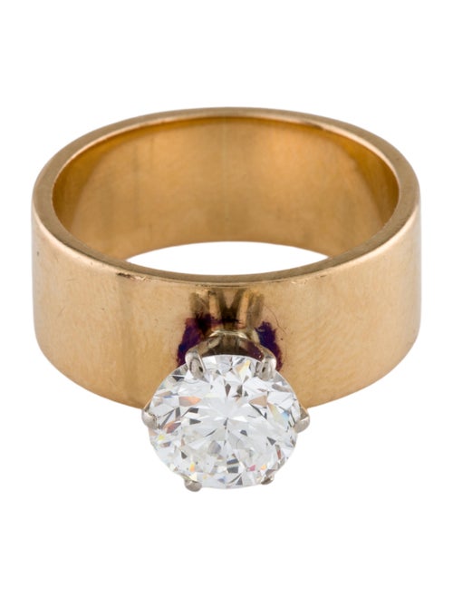 Ring 18K 1.39ct Lab-Grown Diamond Engagement Ring
