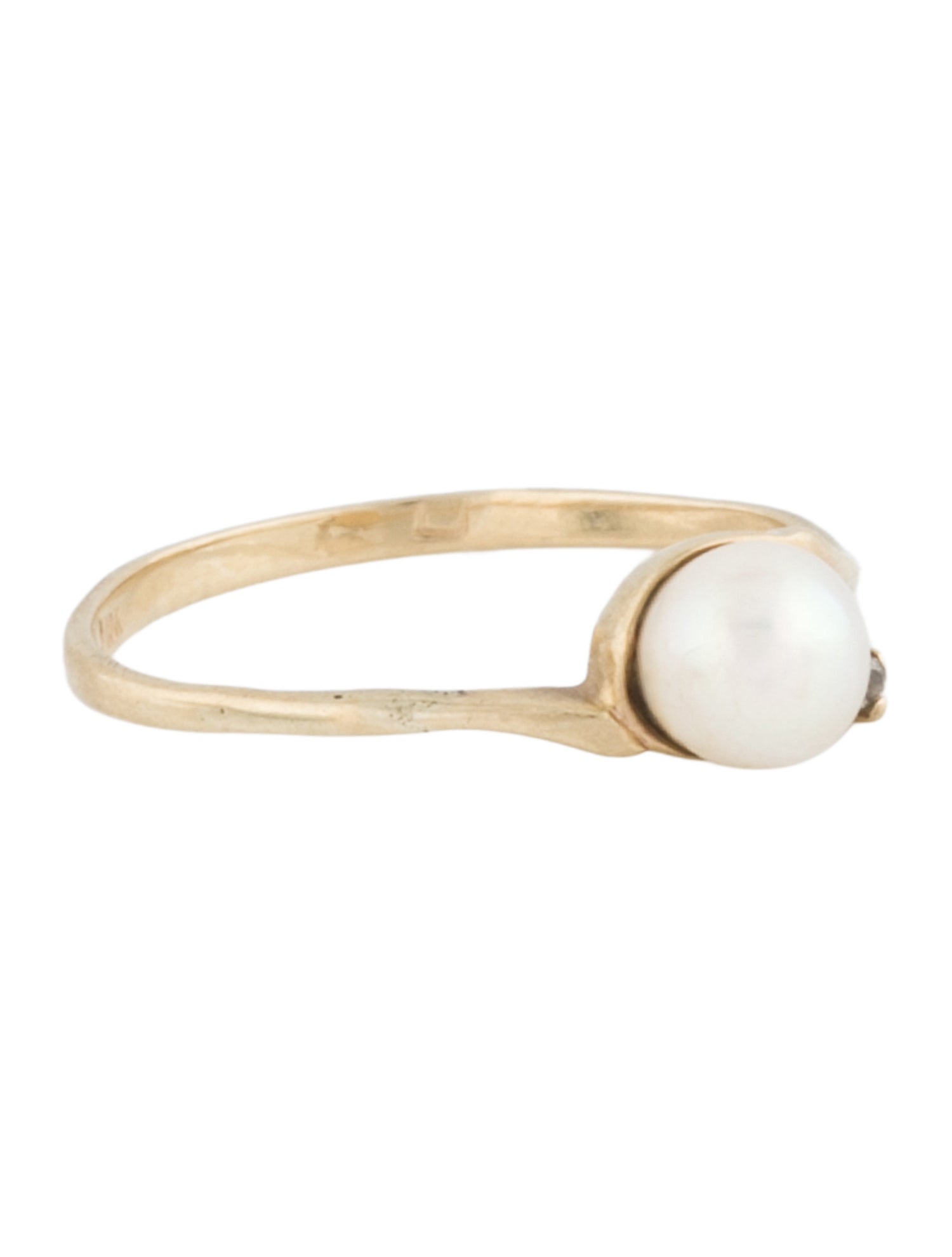 Ring 10K Pearl