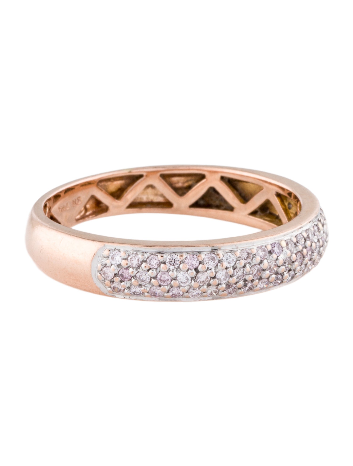 Ring 14K Diamond Pave Band