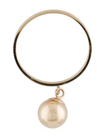 Ring 14K Ball Dangle Band