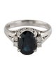 Ring Platinum Sapphire & Diamond Cocktail Ring