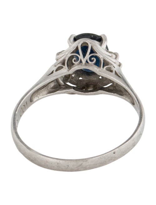 Ring Platinum Sapphire & Diamond Cocktail Ring