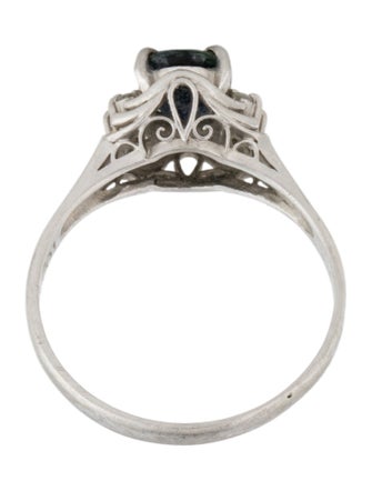 Ring Platinum Sapphire & Diamond Cocktail Ring