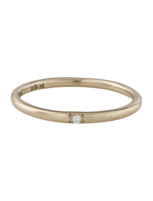 Ring N + A 14K Diamond Band Ring