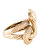 Ring 14K Diamond Snake Ring