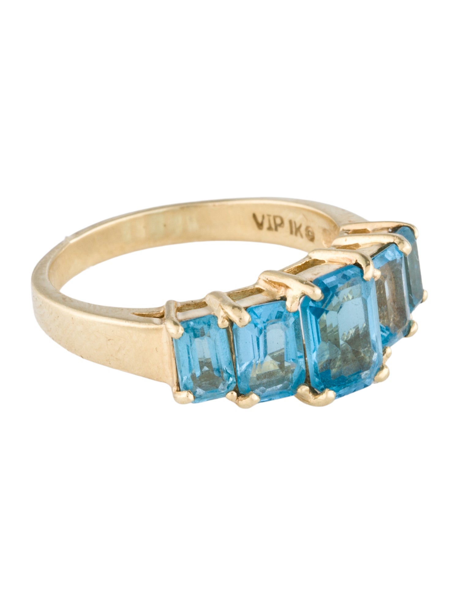 Ring 14K 3.04ctw Topaz Five-Stone