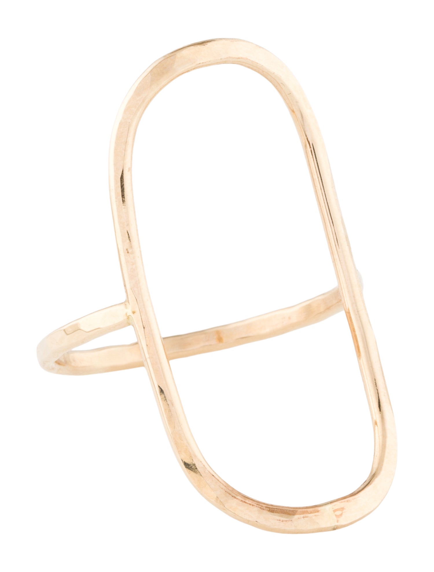 Ring 14K Open Oval Cocktail