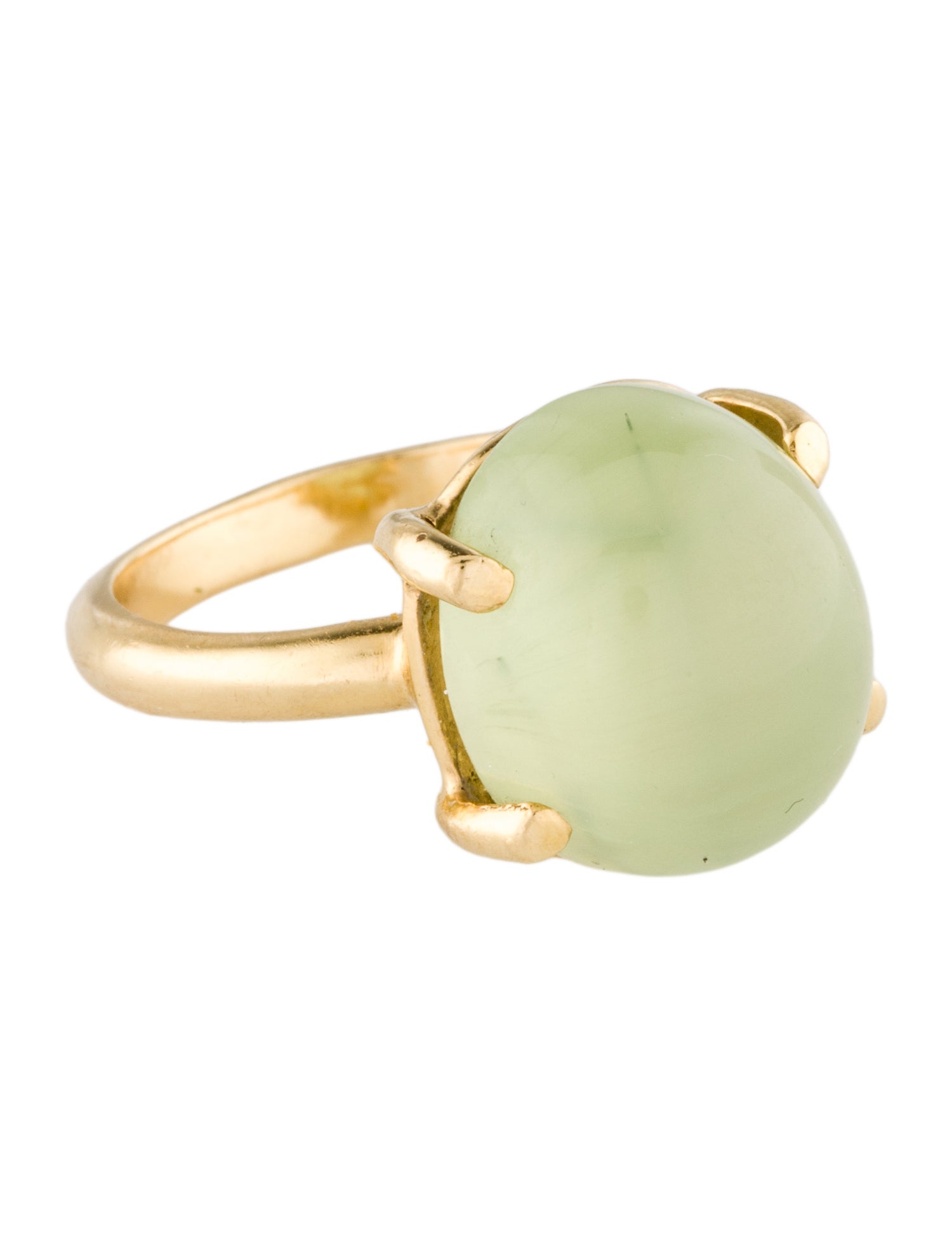 Ring 18K Prehnite Cocktail