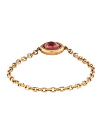 Ring 18K Sapphire Chain Ring