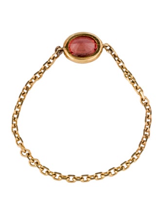Ring 18K Sapphire Chain Ring
