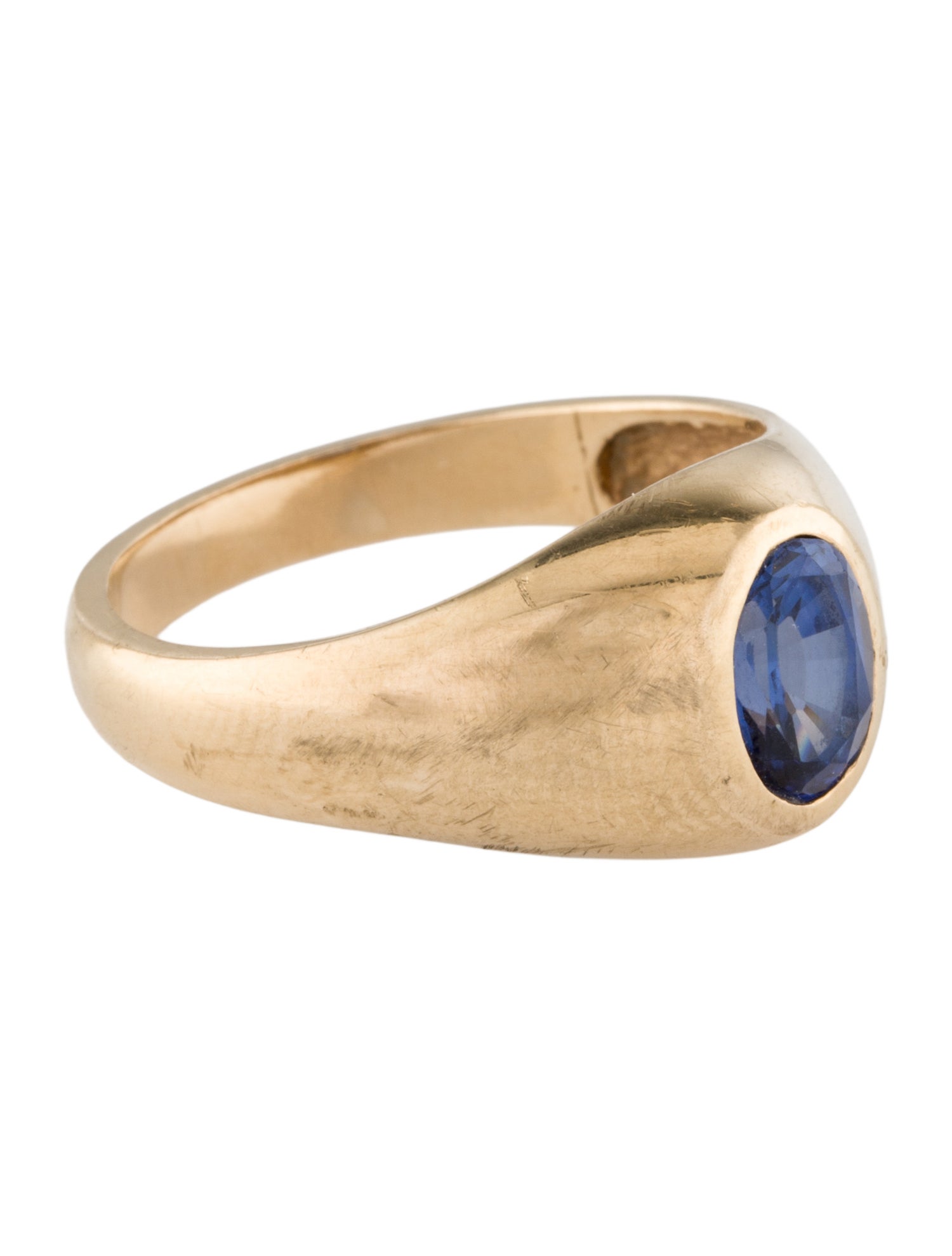 Ring 14K Sapphire Signet