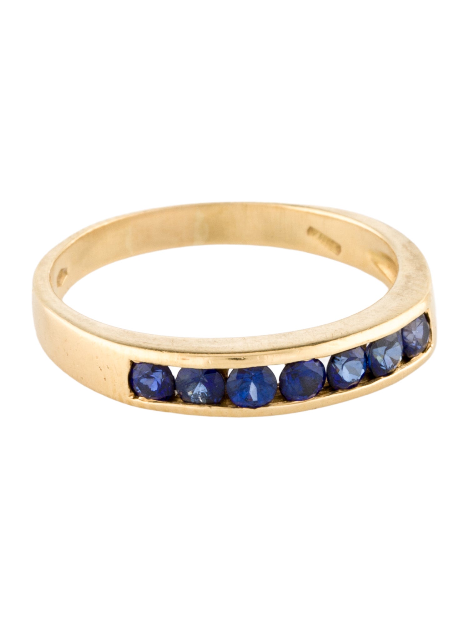 Ring 18K Sapphire Band Ring