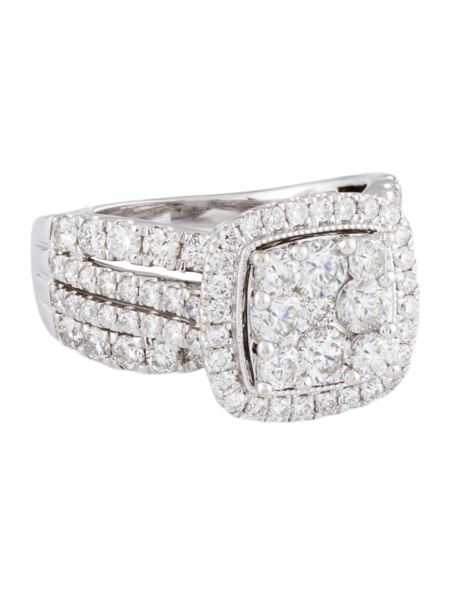 Ring 14K 2.74ctw Diamond Cocktail